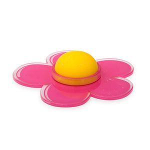 Tope adhesivo para pared Flor