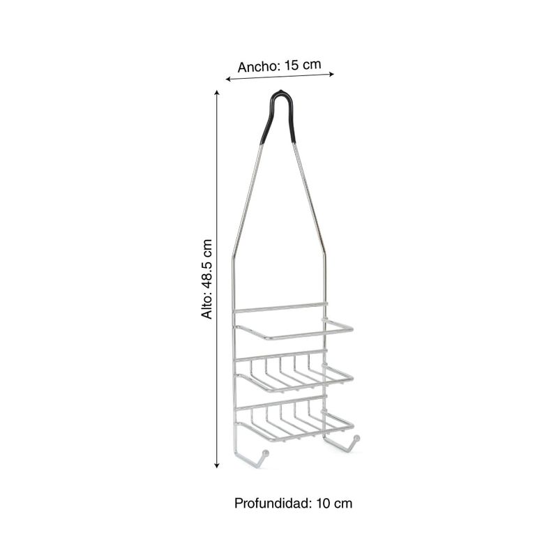 Organizador para ducha Orange Napa Cromado - Promart