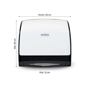 Dispensador de papel toalla con diseño interfoliado