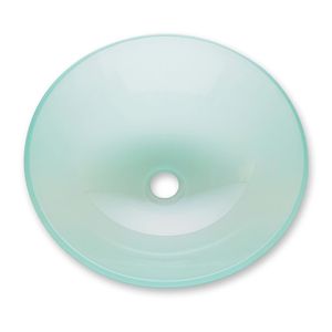 Ovalin Circular Orange para Sobreponer 42cm Vidrio Pavonado