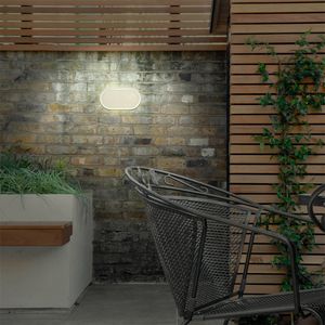 Aplique tortuga ovalado LED blanco de 15W