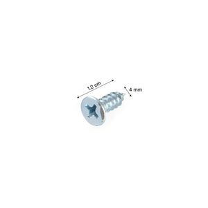 Tornillo Cabeza Plana 8 x 1/2" x 10 unidades