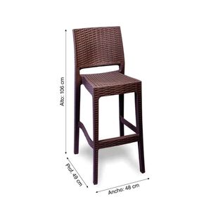 Silla de bar Ratán Tavarua