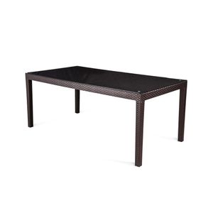 Mesa de Terraza Tavarua con Vidrio 180x95cm