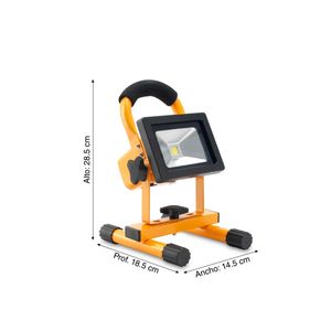 Reflector LED Recargable 10W Luz Blanca