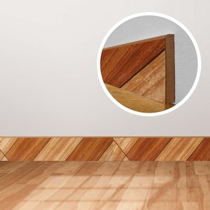 Zócalo Madera Chopa 45x7.3 cm.