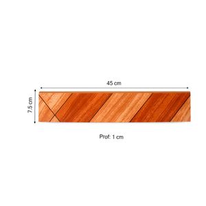 Zócalo Madera Chopa 45x7.3 cm.
