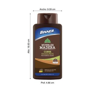 Cubre rasguños 300 ml muebles lima-limón Binner