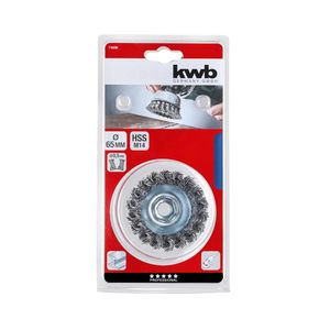 Cepillo copa para amoladora Aggrflex 0.5mm 65 M14 Kwb