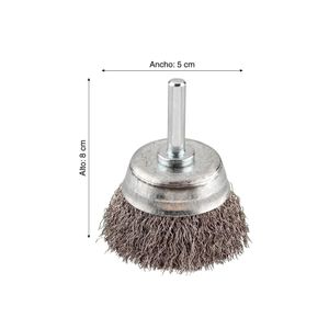 Cepillo Hss ondulado grueso para taladro 50x6mm Kwb