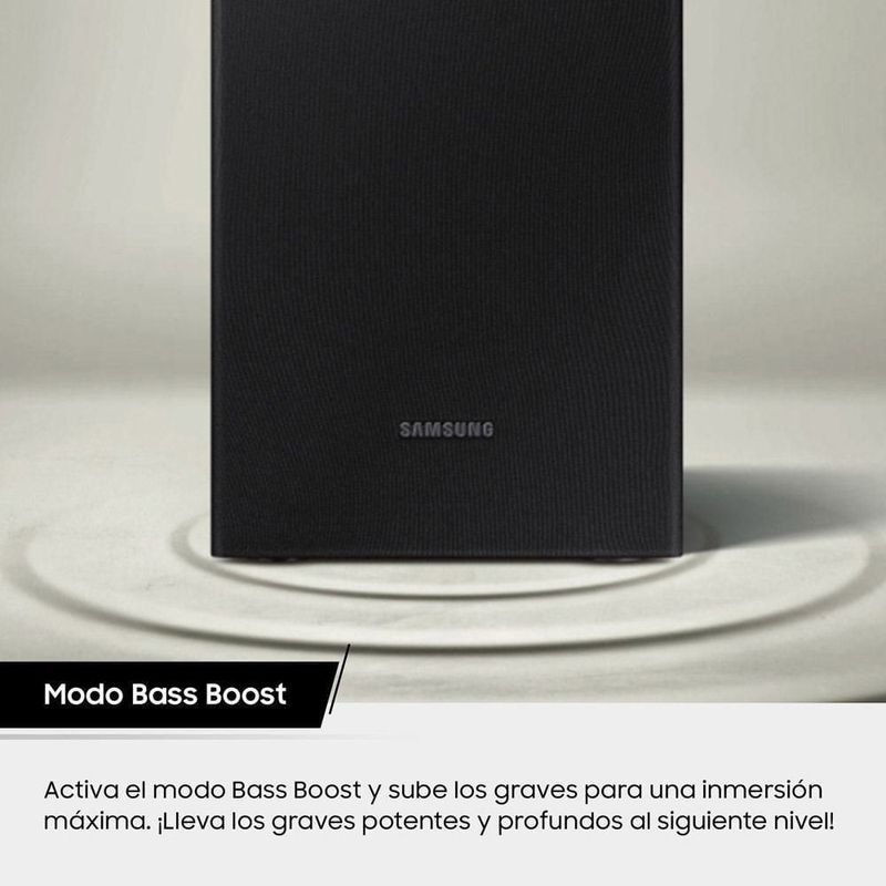 Soundbar Samsung HWB550/ZL Bluetooth Negro Real Plaza