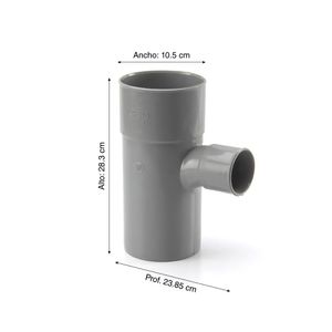 Tee sanitaria 4 a 2 liviano - Desague