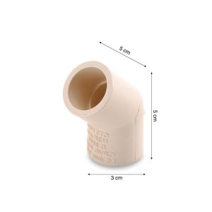 Codo 90° 3/4 cpvc - agua caliente