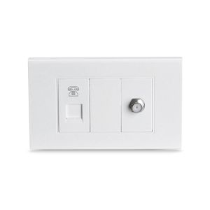 Toma Telefónica + Coaxial Classic