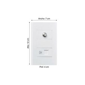 Toma Telefónica + Coaxial Classic
