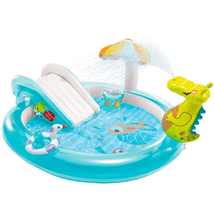 Piscina Inflable con Centro de Juego de Cocodrilo