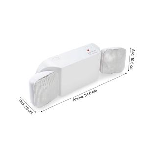 Lámpara de emergencia 2x6LED 2.4W