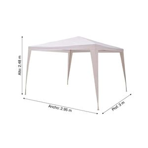 Toldo básico 300x300cm Blanco Orange