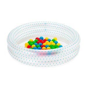 Piscina Inflable Circular Bestway 2 Aros 50 Pelotas 73L 91x91x20cm Multicolor