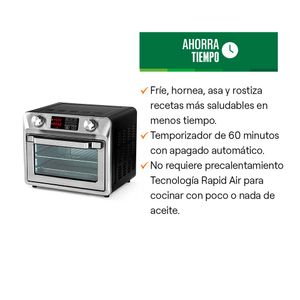 Horno con freidora de aire digital 20 litros Holstein