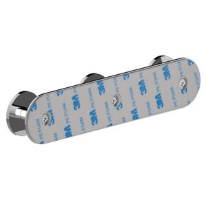 Perchero Sensea adhesivo Urban Cromado x 3