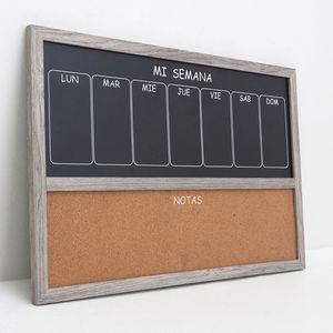 Planner semanal tiza y corcho Orange