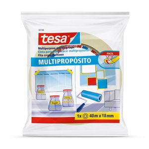 Cinta Masking Tape Multiuso 18mm x 40m Tesa