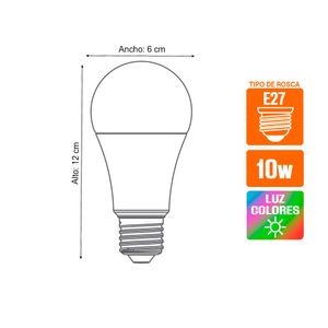 Foco smart led A60 10W Multicolor