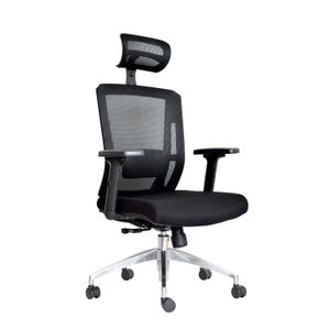Silla de Oficina Ergonomica Delphi Synchro Negro Alta Bonno