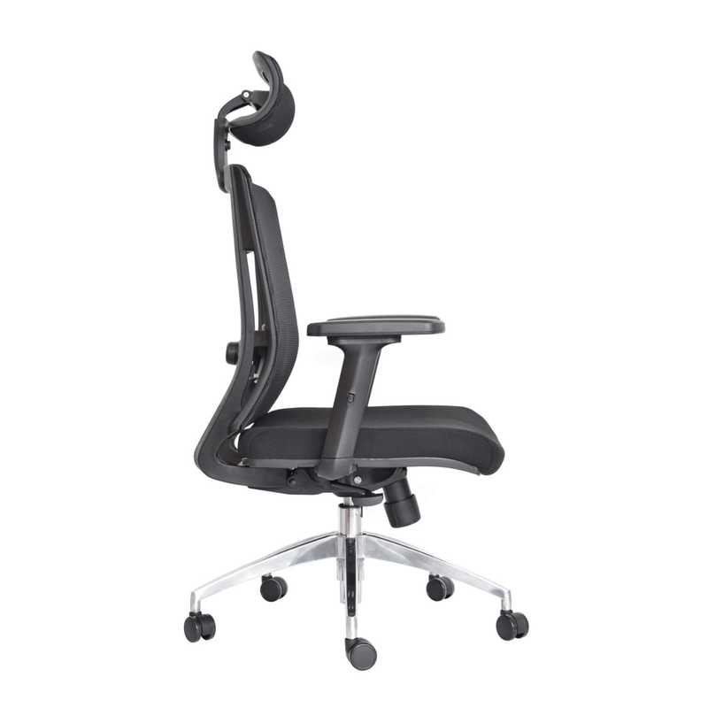 Silla de Oficina Ergonomica Delphi Synchro Negro Alta Bonno