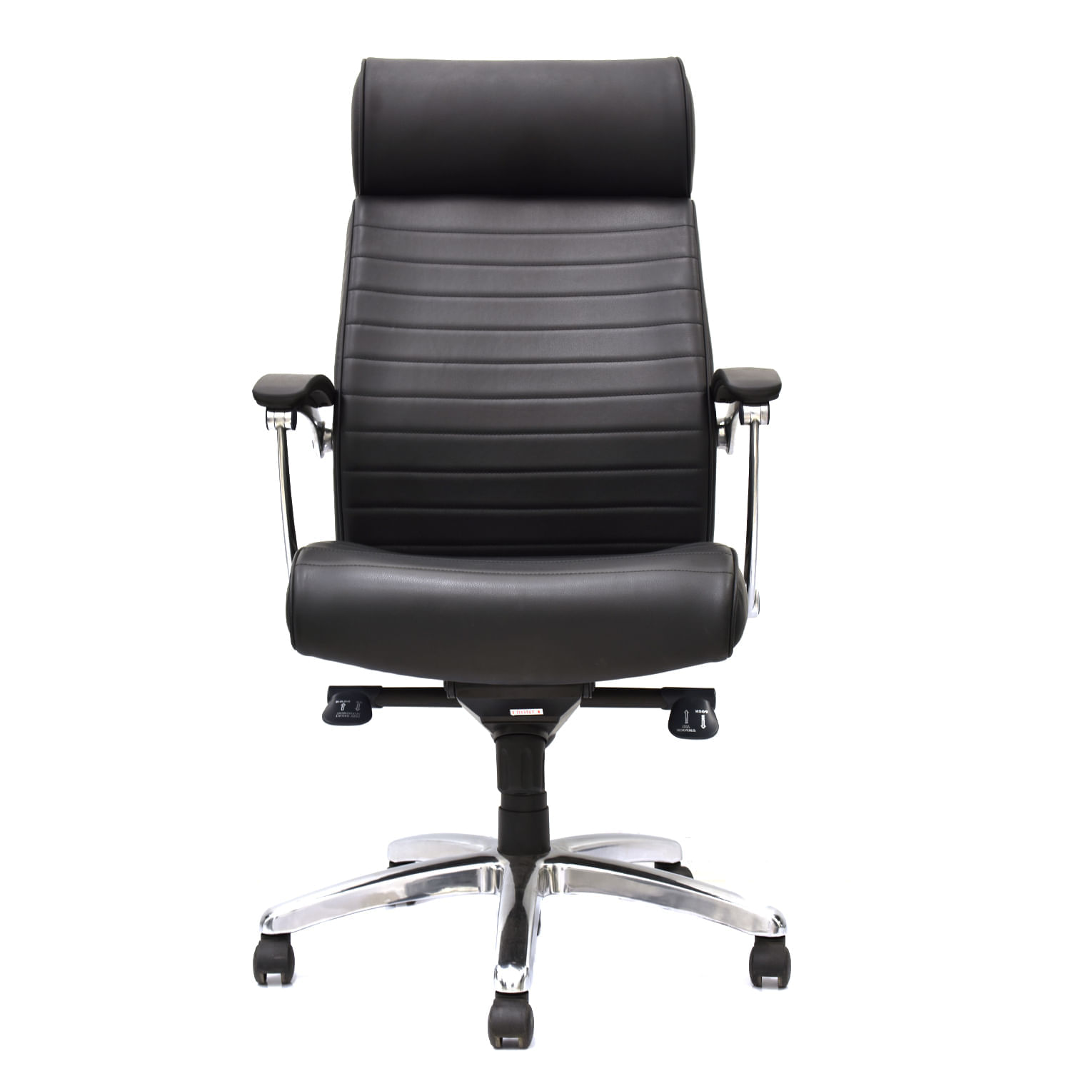 Sillón de Oficina Giratoria Letto Negro Alta Bonno Real Plaza