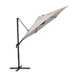 Sombrilla Terraza Lateral Avea Hexagonal 290cm Taupe