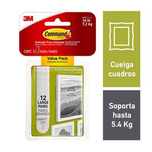 Sujetador de cuadros 3M L x 12 unidades