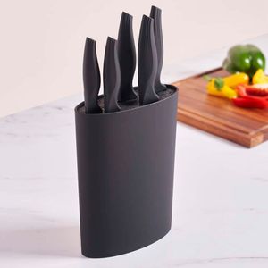 Cuchillos 6 piezas antiadherente + organizador