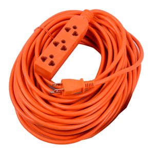Extensión 3 tomas tierra 3x16awg 30m