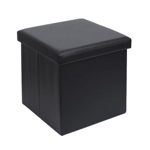 Puff Venus 1 Cuerpo PVC Negro