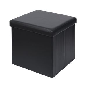 Puff Venus 1 Cuerpo PVC Negro