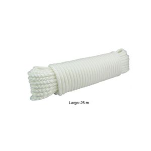 Driza Polipropileno Trenza Blanca 4mm 5/32 x 25m