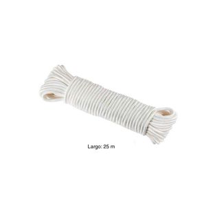 Driza Nylon Trenza 6mm 1/4 x 25m