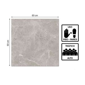 Piso Porcelanato marmolizado vitrificado Florencia 60x60cm 1.44m2