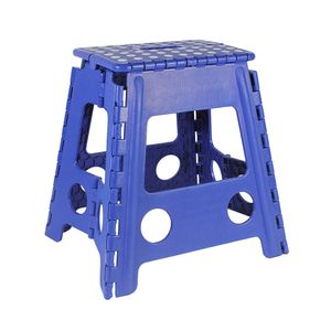 Banco plegable 39cm alto Azul