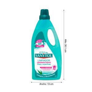 Desinfectante de pisos y superficies Sanytol 1 litro