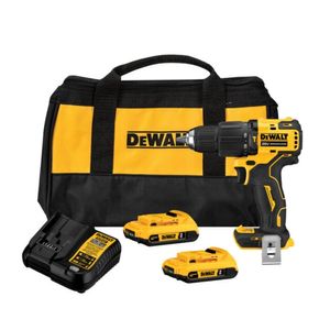 Taladro Percutor 1/2" 20V BRUSHLESS ATOMIC DCD709D2 Dewalt
