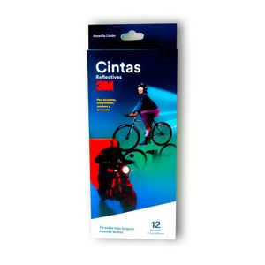 Tiras reflectivas 3M Amarillas x 12 unidades