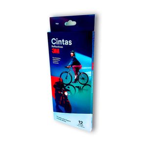 Tiras reflectivas 3M Rojas x 12 unidades