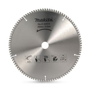 Discos de Corte aluminio 10" x100 dientes