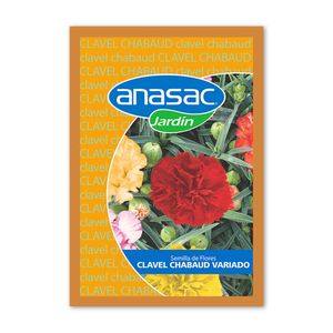 Semillas de Clavel Chabaud mix en sobre