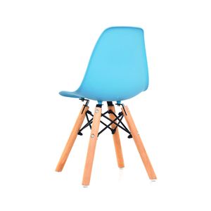 Silla de Diseño Decorativo Eames Polipropileno/Madera Celeste Bonno