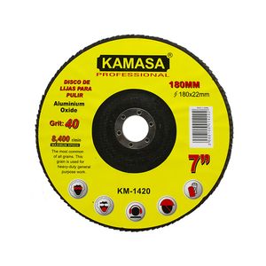 Disco lija para pulir P40 180mm x 22.23