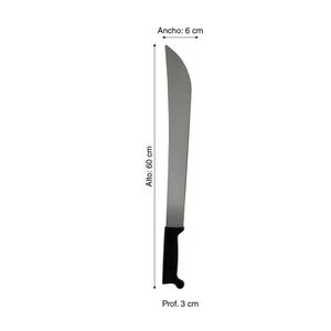 Machete c/mango plástico